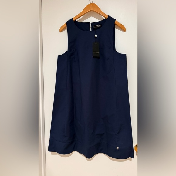 Twin-Set Dresses & Skirts - Twin-Set Navy Sleeveless Mini Dress